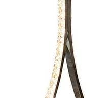 Table Lamp Faux Linen Fabric Shade Ribbed Folkstone Blue for wholesale by DEENZ