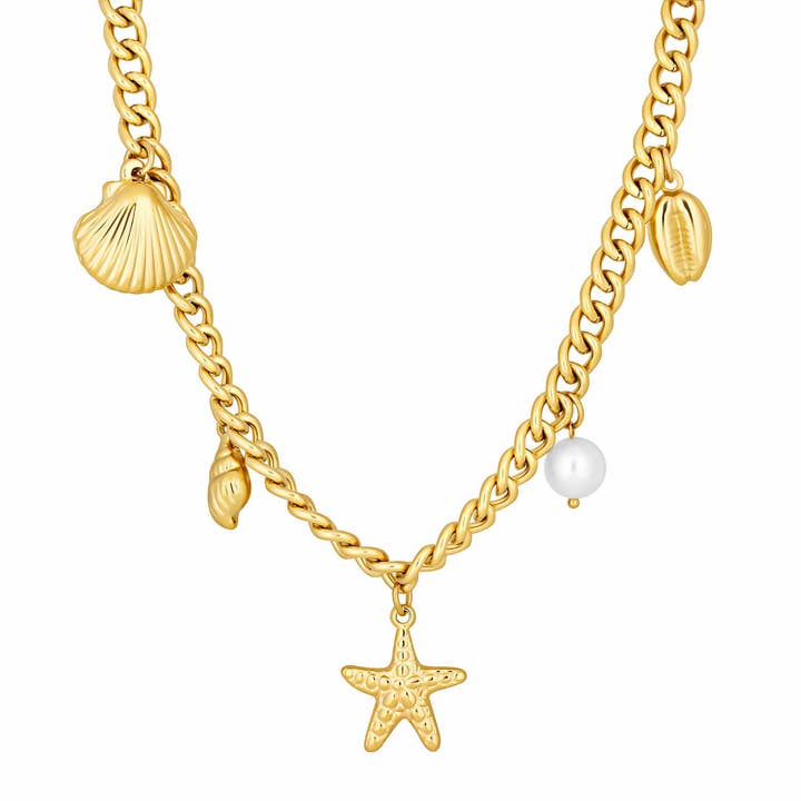 Ocean Floor Charm Necklace for wholesale by Kismet Showroom