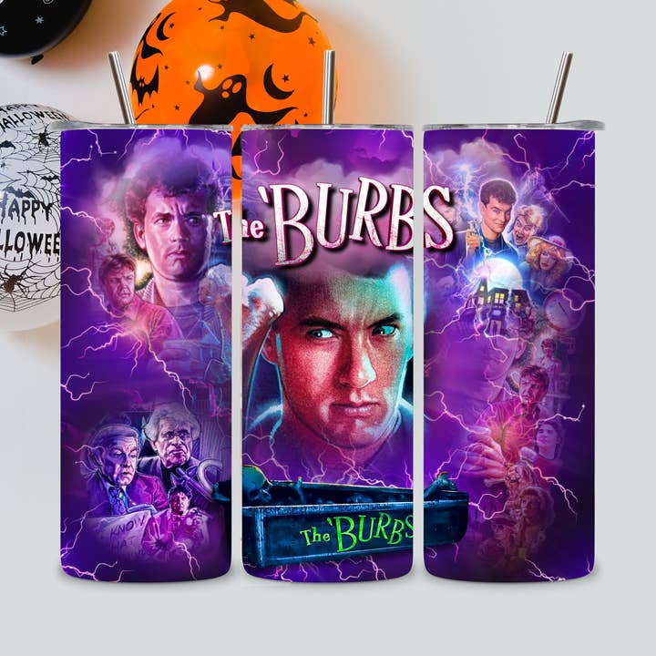 The Burbs Tumbler for wholesale by Graveyard Offerings