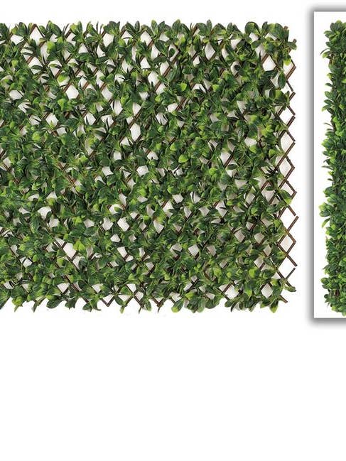 Laurel Lf. Accordion Wall, UV, 39.37"X78.75", Green/Yellow for wholesale by Select Artificials, Inc.