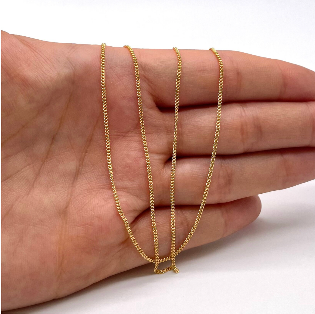 Cali Findings - Venta al por mayor Collares de cadenas y eslabones - Collar con cadena eslabonada en oro de 14 quilates de Cali Findings, Layeri3