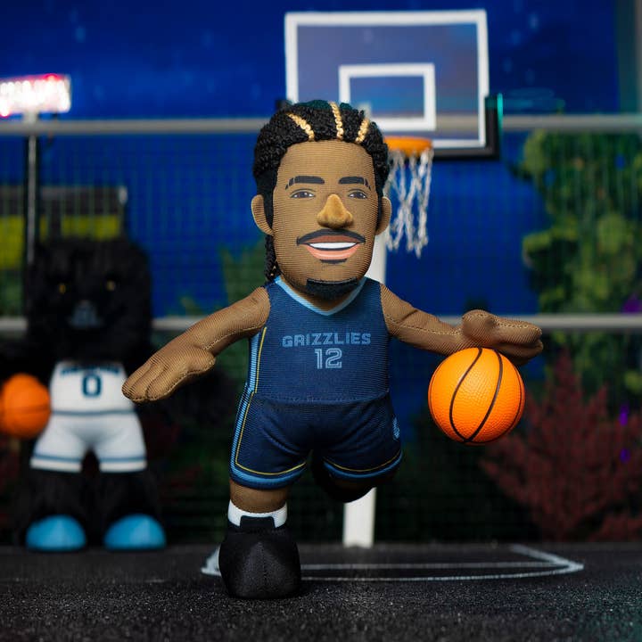 Uncanny Brands - Wholesale Stuffed/Plush Toy - Kids & Baby - Bleacher Creatures Memphis Grizzlies Ja Morant 10" Plush Figure5