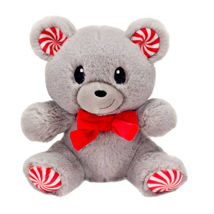 Holiday - 9" Peppermint Bear Plush for wholesale by Fiesta Toys