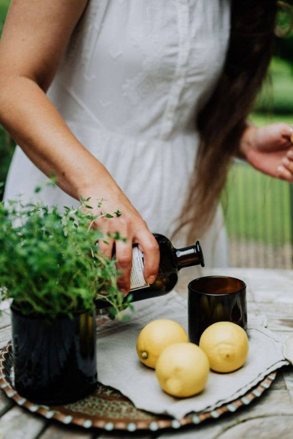 Old Green – wholesale Drinking glass/cup – The Terra Glass4