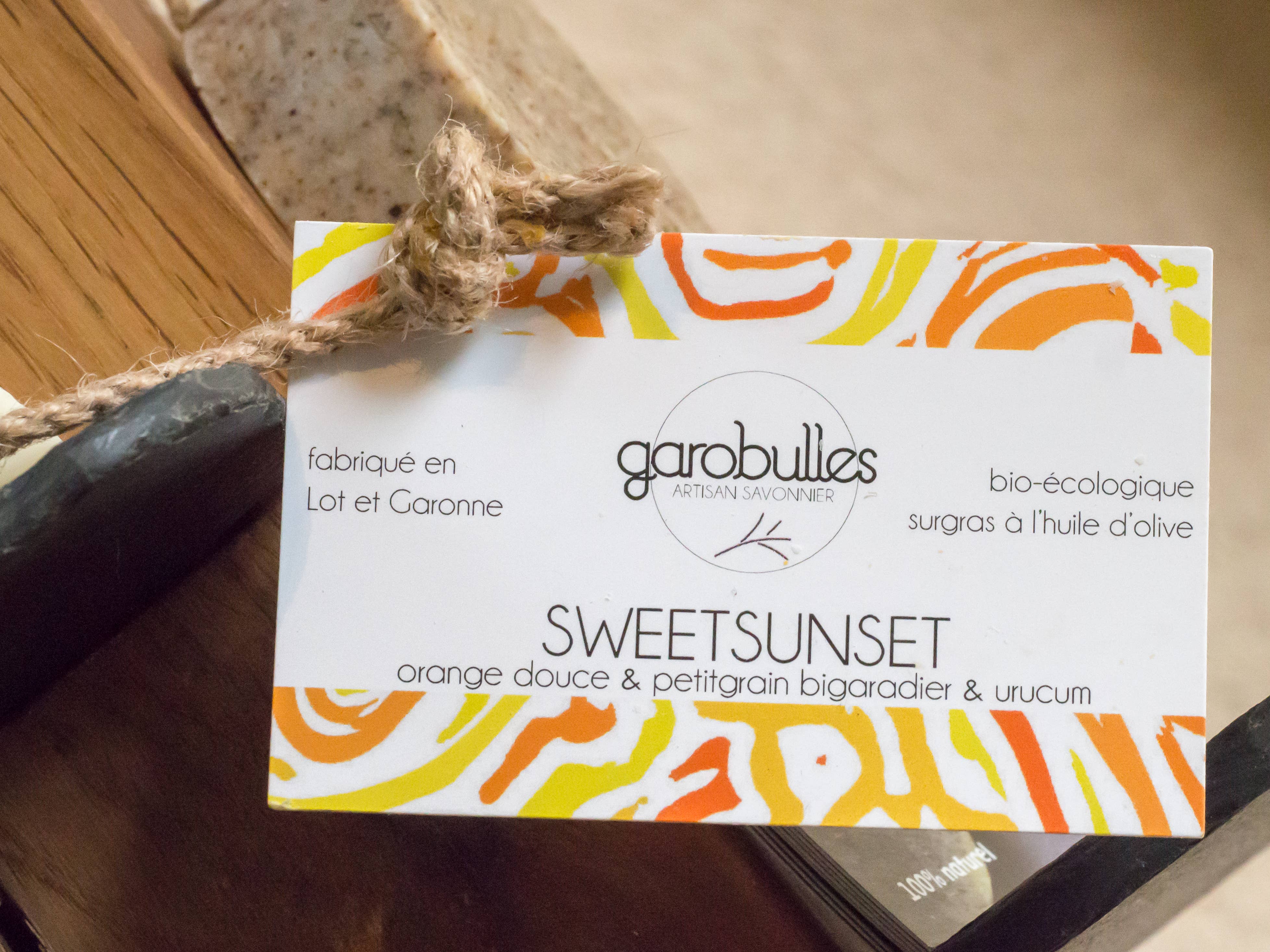 garobulles - Wholesale Bar Soap - Sweet Sunset Soap with Sweet Orange & Bigaradier Petitgrain1