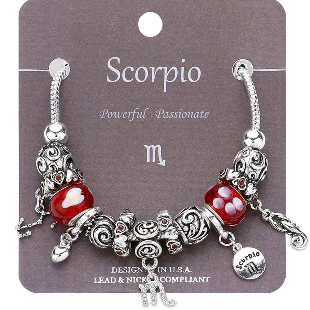 Sensibling Corp. - Wholesale Charm/Dangle Bracelet - ARIES - Multi-Beads Zodiac Sign Charm Bracelet14