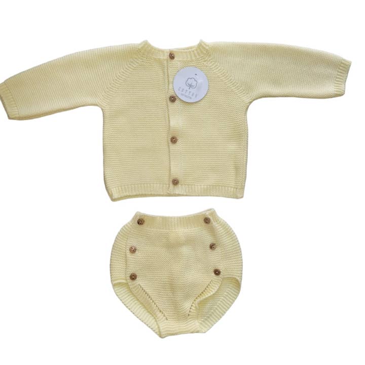 Cotton Socks - Wholesale Clothing Set - Baby - CM110/1 Jacket Set with Diaper Cover