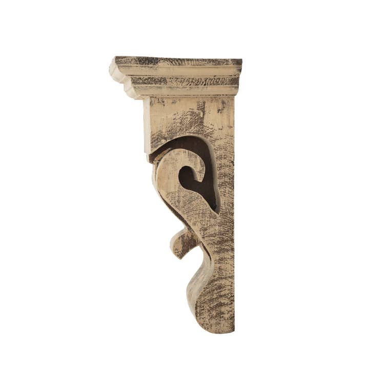My Amigos Imports - Wholesale Decorative Tabletop Object - Creekside Farmhouse-Corbel-Rustic-7Wx8Dx18H inches