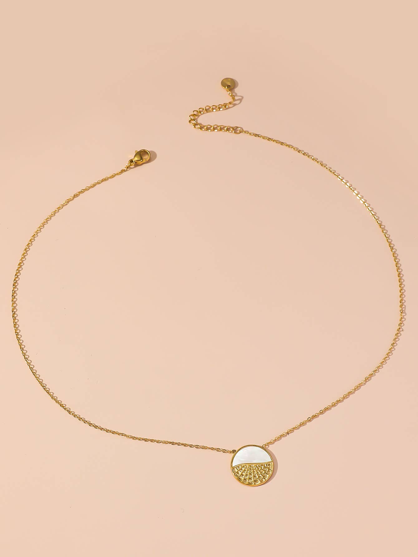 Blossom bijoux – Großhandel Kette mit Anhänger/Charm – 24CCA102 Halskette aus Edelstahl mit verstellbarer Kette1