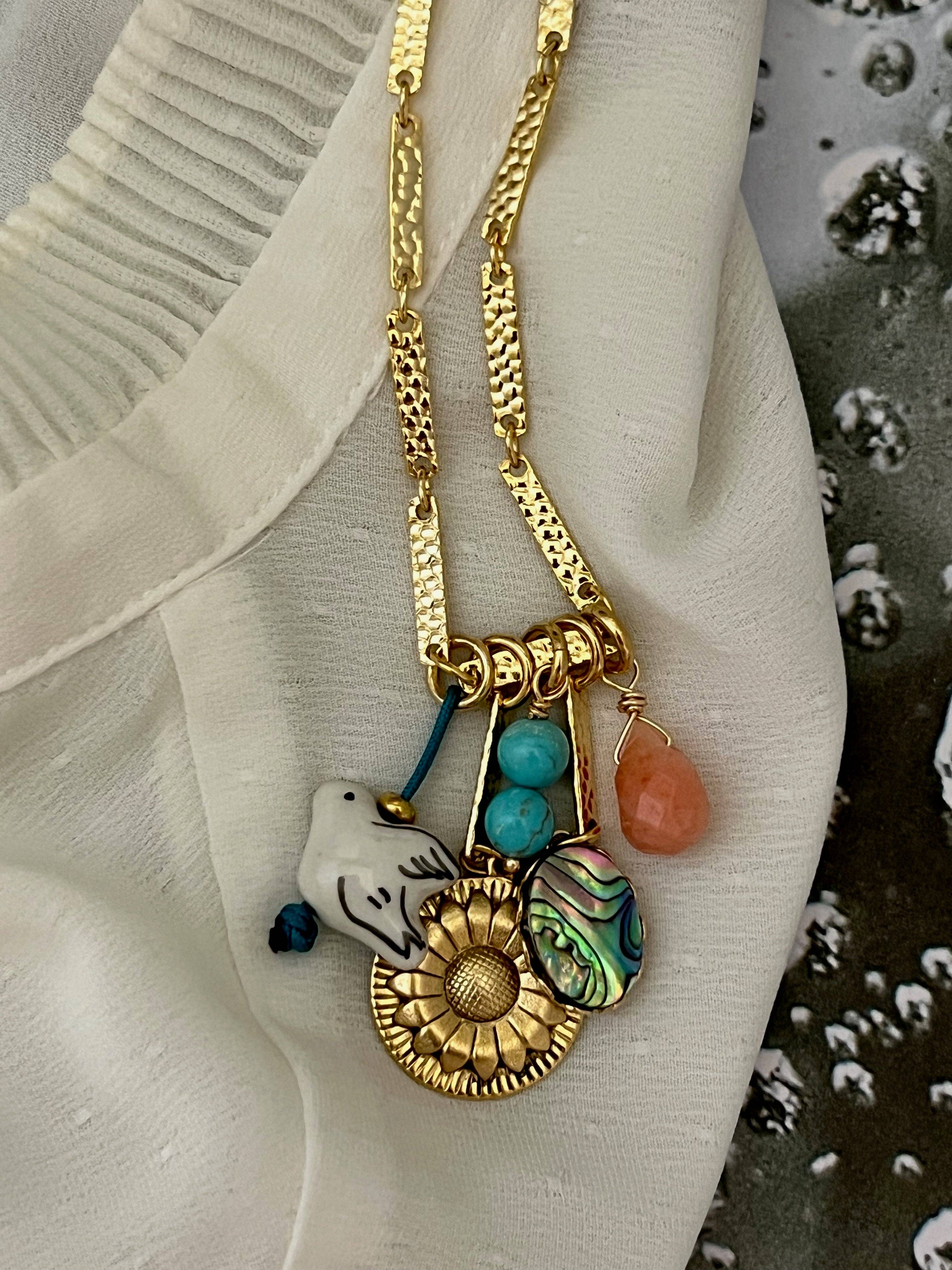 Sandrine France Studio - Venta al por mayor Collares con colgantes/abalorios - Collar Solana2