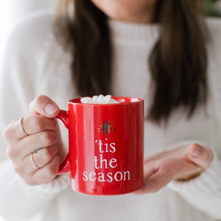 Pearhead - Wholesale Coffee Mug - Festive Holiday Mugs, Set of 2