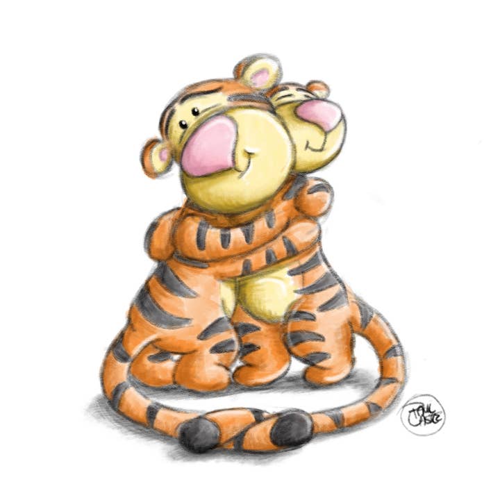 Jeg er ikke den eneste - Kunsttryk for engroshandel hos Paul Castle Studio