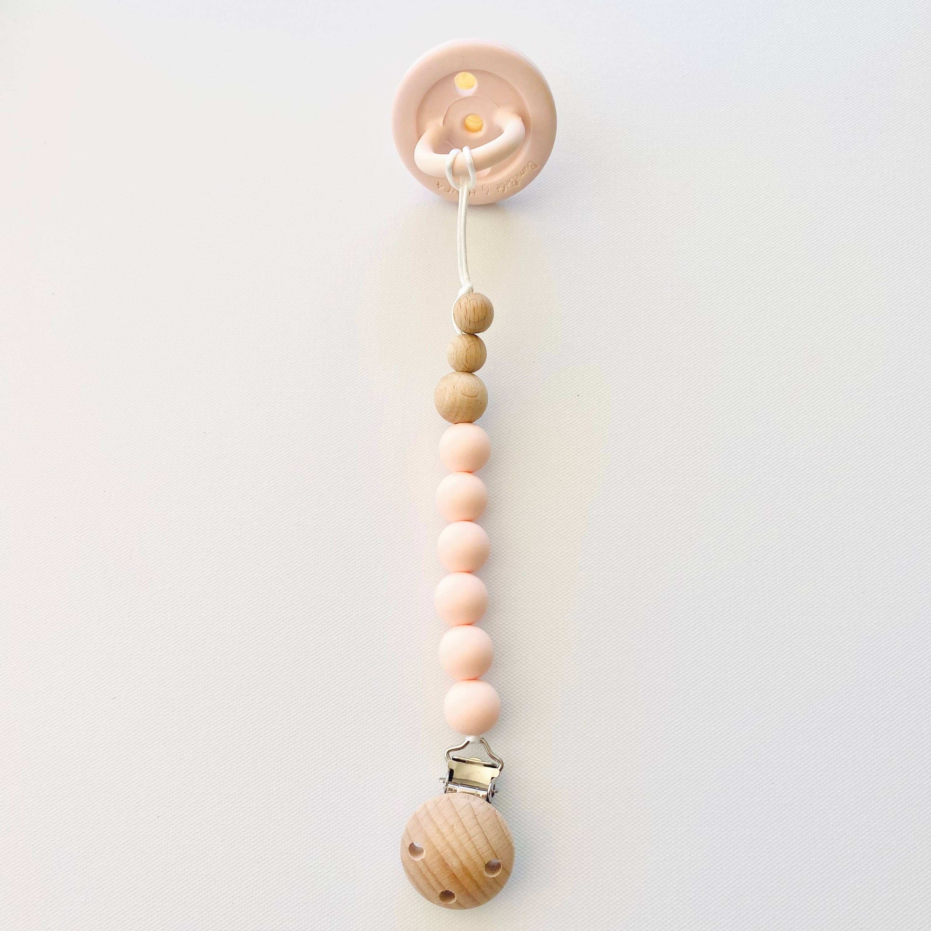 Cuddle Bug & Co - Wholesale Pacifier clip – Baby - Mini & Me Luxe Dummy Chain Marshmallow2