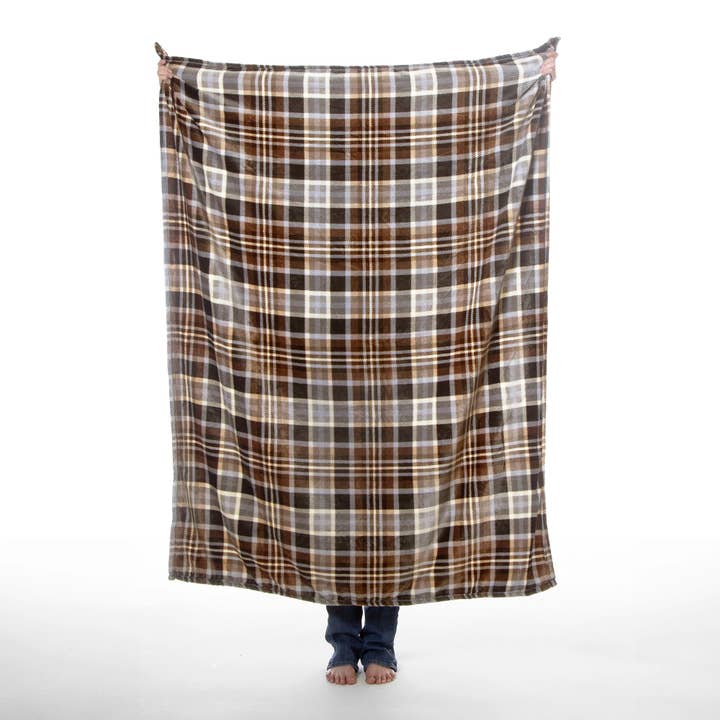 Carstens, Inc. - Wholesale Travel Blanket - Grey Chestnut Travel Blanket1