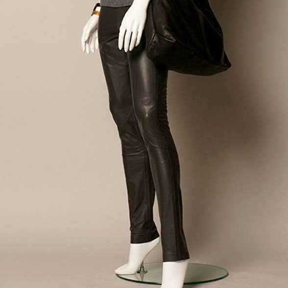 Leggings donna in pelle KARA per la vendita all'ingrosso da parte di NICAY