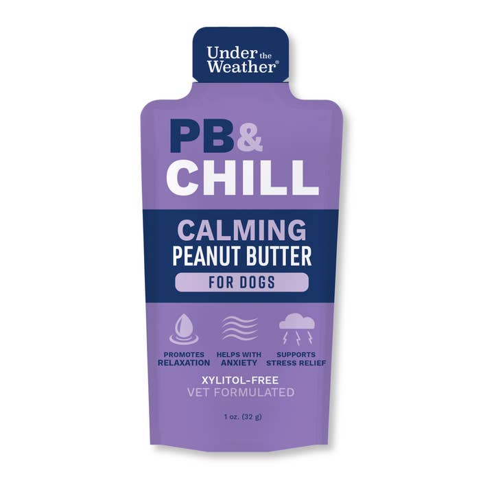 Pet Palette Distribution - Wholesale Pet Treats - Dog - Under the Weather PB & Chill Calming Peanut Butter 1oz