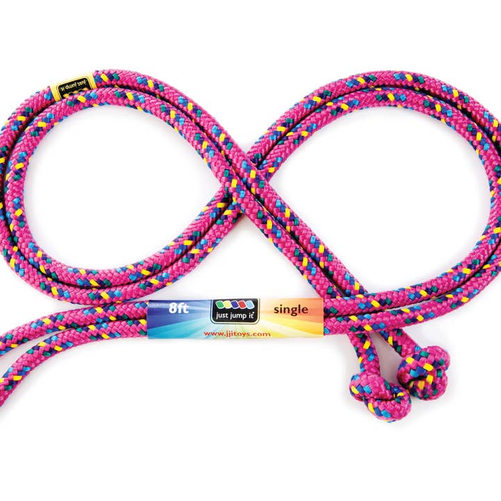 Raspberry 8Ft Jump Rope - Confetti By Just Jump It for wholesale by Frustration Free Solutions