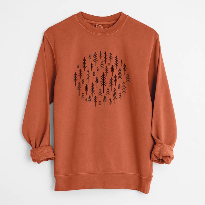 Cercle d'Arbres - Sweat-shirt Unisexe Teint Pigmentaire pour la vente par Because Tees