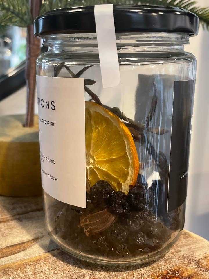 Smoky Night Craft Cocktail Kit for wholesale by Michigan Nature Co.