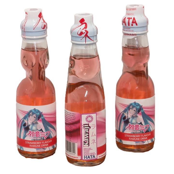 Hatsune Miku Jordgubbsramune 200 ml för wholesale av Kawaji