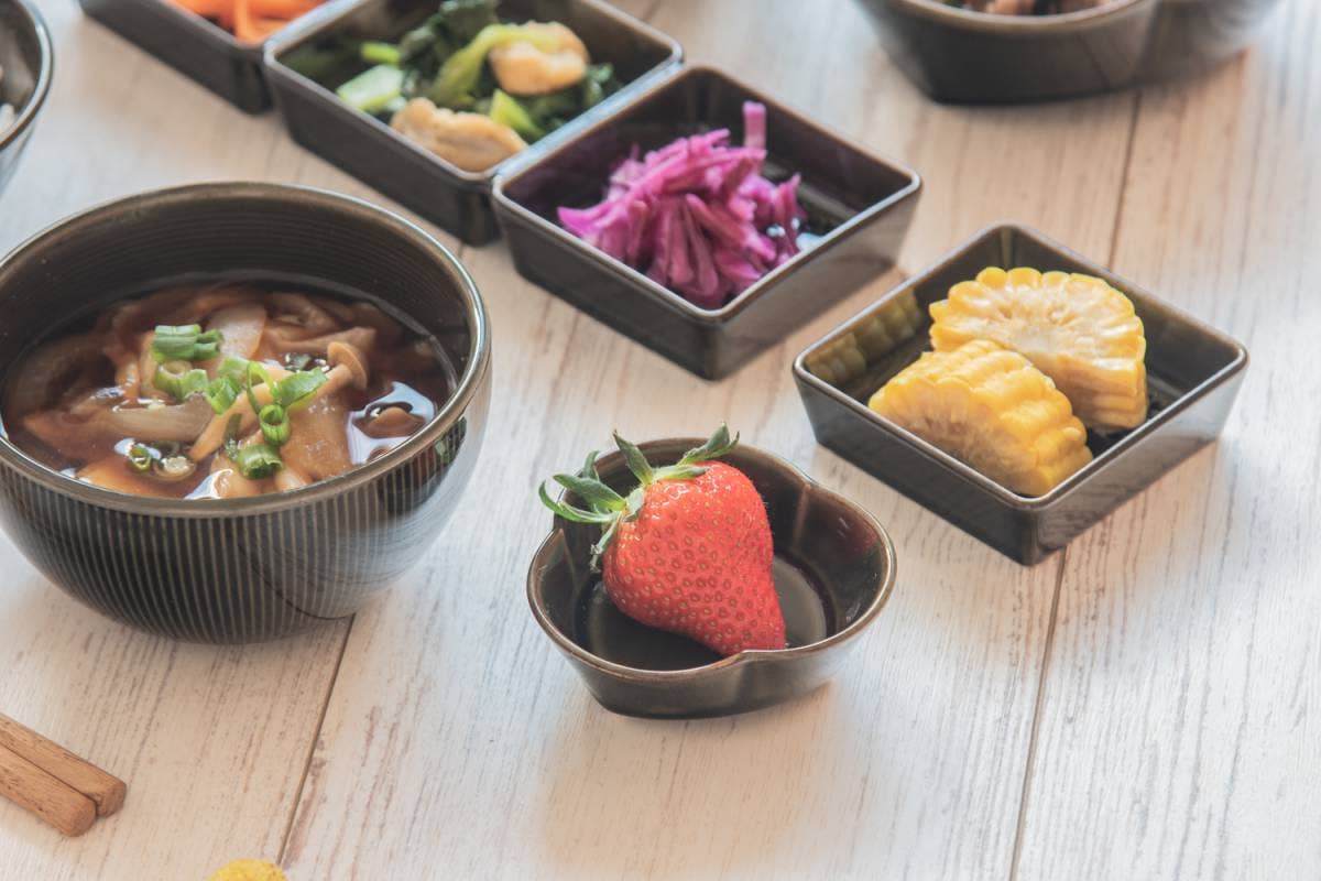 Yamani - Wholesale Bowl - Asumi 8cm Flower-Shaped Small Bowl - Navy6