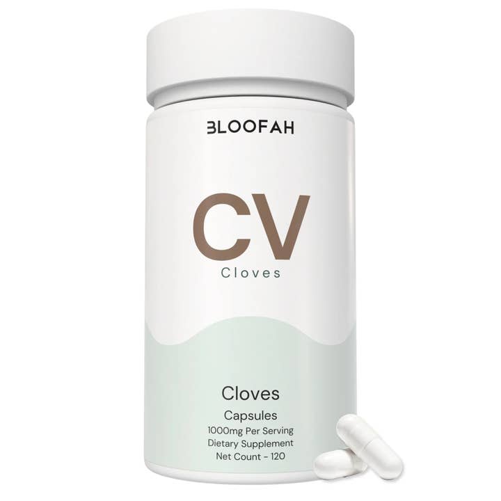 Bloofah CV – Gélules de Clous de Girofle 1000mg | Soutien à la Digestion et au Bien-être Oral (120 Gélules) pour la vente par Bloofah