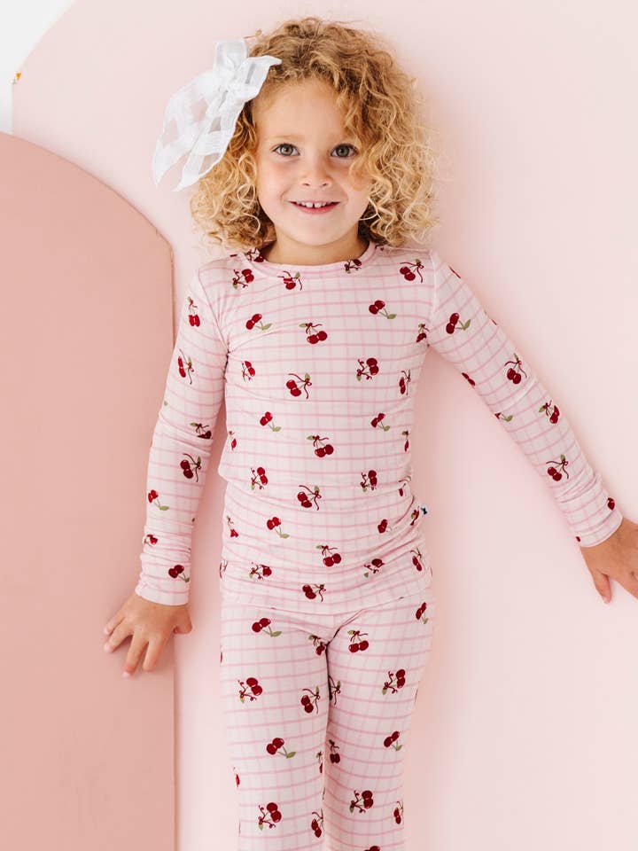Kiki + Lulu - Wholesale Sleepwear Set - Kids - Cherry Sweet Kids Pajamas