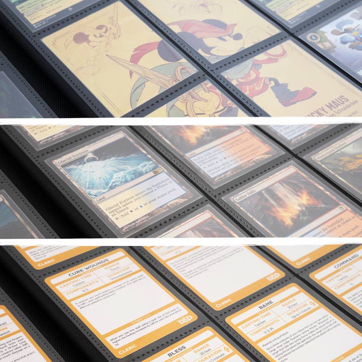 QMDirect - Wholesale Card Game - TCG Faux-Leather Trading Card Binder - Blue1