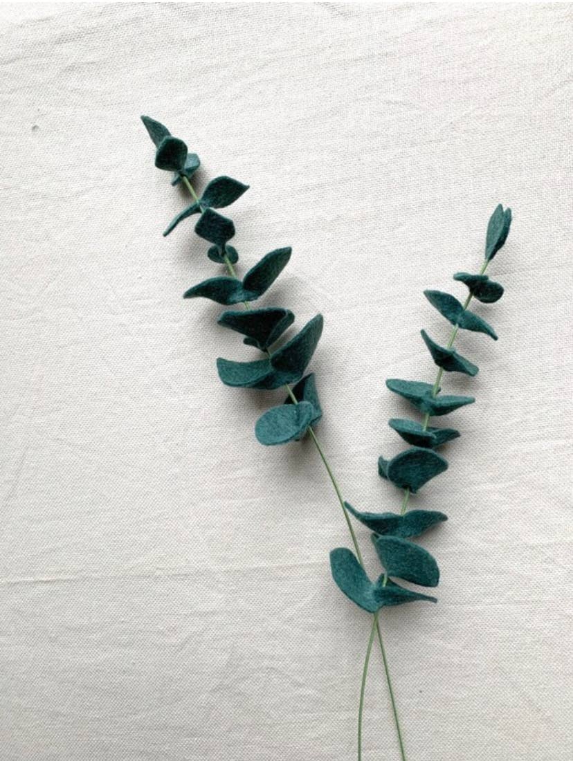 Fleurish Felt Flower Co. - Wholesale Artificial flowers - Eucalyptus Felt Greenery1