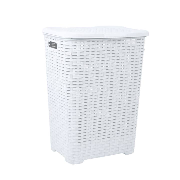 Superio Brand - Wholesale Laundry Hamper - Wicker Design Laundry Hamper, 60 Liter Tall Laundry Hamper2