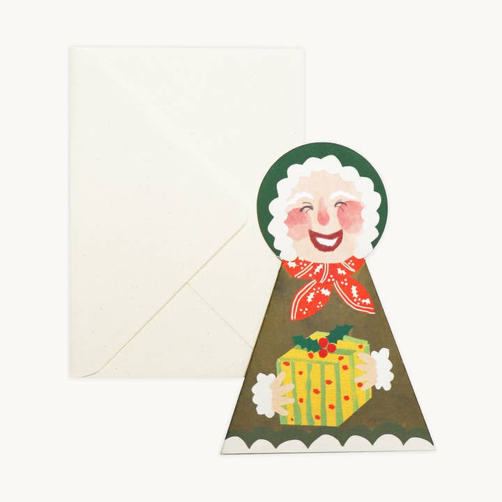 Mrs Claus Stand-Up Card for wholesale by Hadley