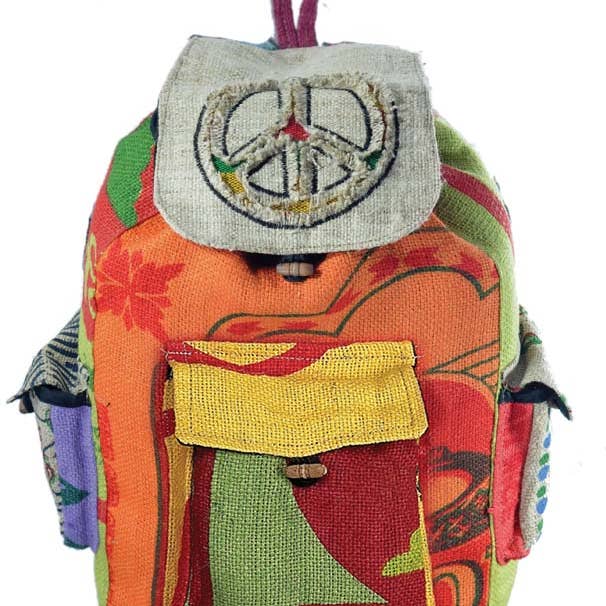Peace Sign Backpack for wholesale by Benjamin International