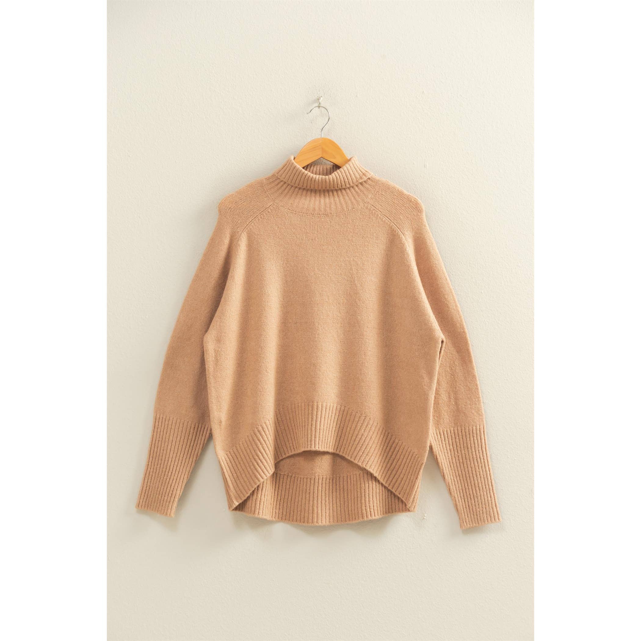 HYFVE - Wholesale Pullover-trui - Dames - Oversized hoog-laag coltrui2