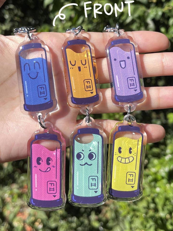 Risograph Ink Tubes Charm for wholesale by HungryWhales