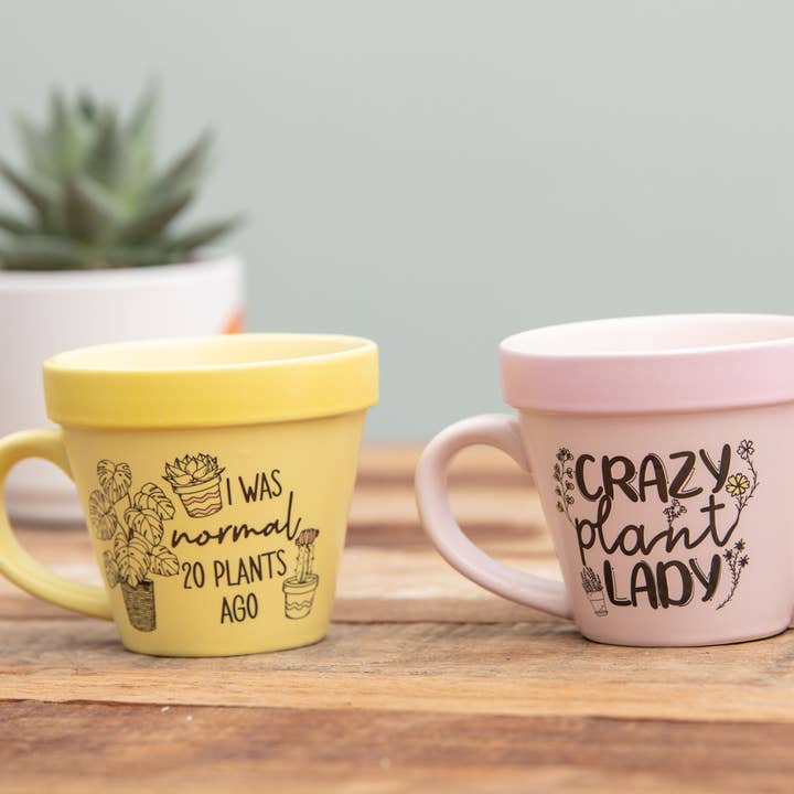 Boxer Gifts EU - Wholesale Coffee Mug - 'Crazy Plant Lady' Plant-a-holic Plant Pot Mug2