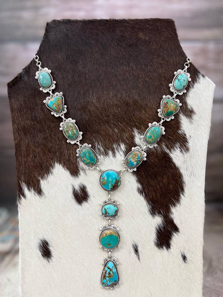 Handgemaakte Sterling Zilveren Hardy Pit Ketting met Gesigneerde Nizhoni voor wholesale door Nizhonitradersllc