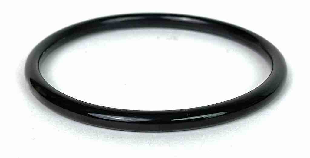 The Niger Bend - Wholesale Bangle Bracelet - Thin African cow horn bangle, 2 shades, 2 shapes9