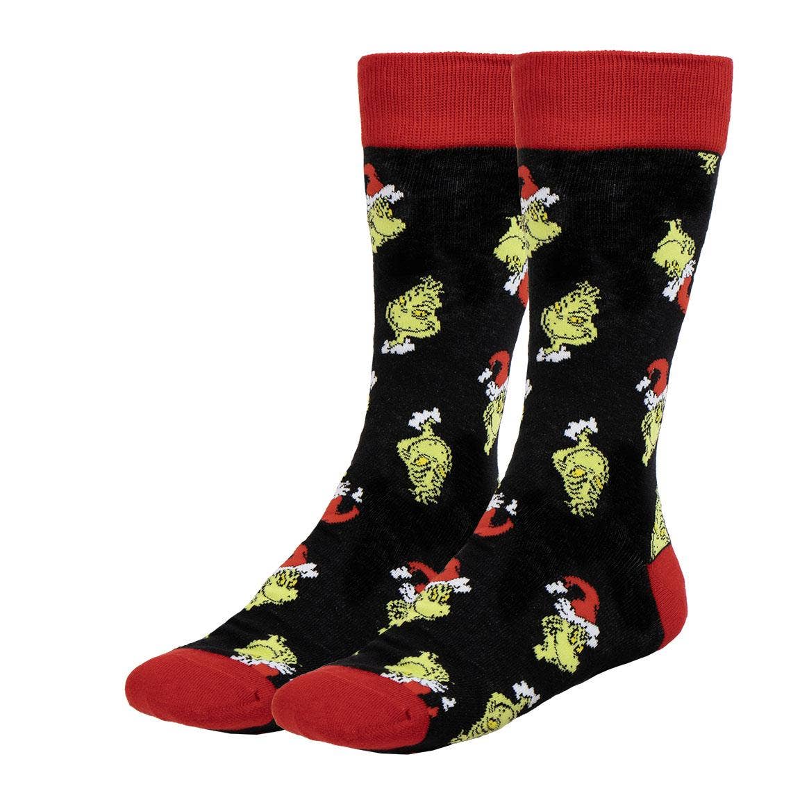 Mastoys, S.L. - Wholesale Socks - Unisex - THE GRINCH 3-PIECE SOCK PACK - 29000025132