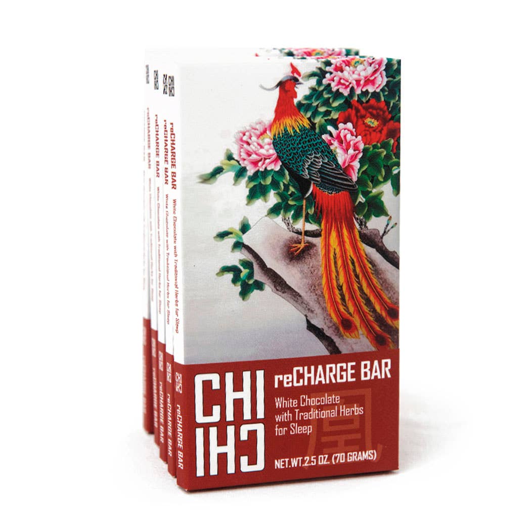 ChiChi Chocolate - Wholesale Chocolate Bar - reCHARGE Bars Pack (10 bars total) Herbal Chocolate Bars0