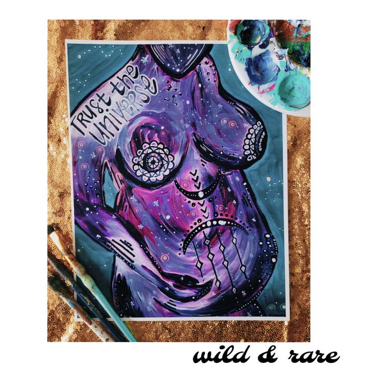 Trust The Universe Art Prints for wholesale by Wild & rare