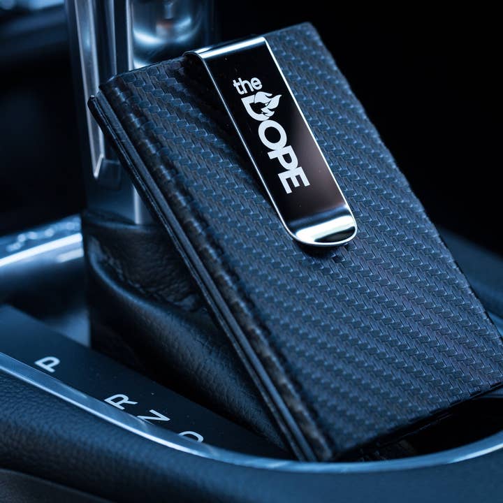 'Black Knight' Carbon Fiber Wallet for wholesale by The Dope Wallet