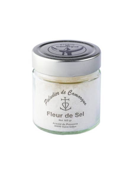 Pote de flor de sal da Camargue com colher 165 g por atacado de ACCENT DE PROVENCE