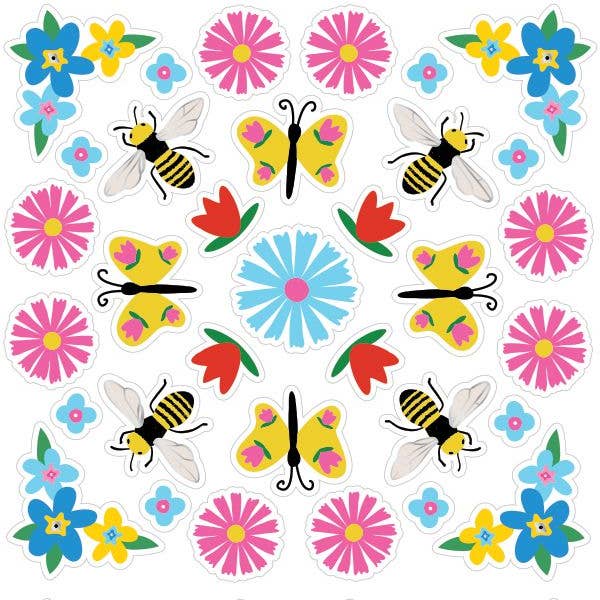 Pipsticks – wholesale Sticker – Blossom & Buzz DIY Sticker Burst Bookmark3