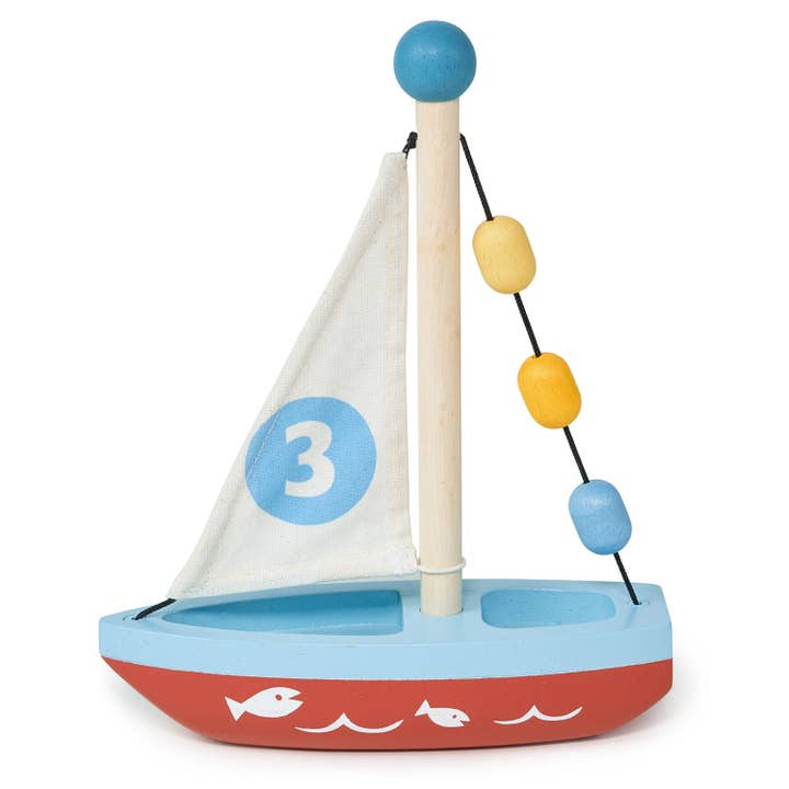 Wooden Sailing Boat for wholesale by Mentari Toys