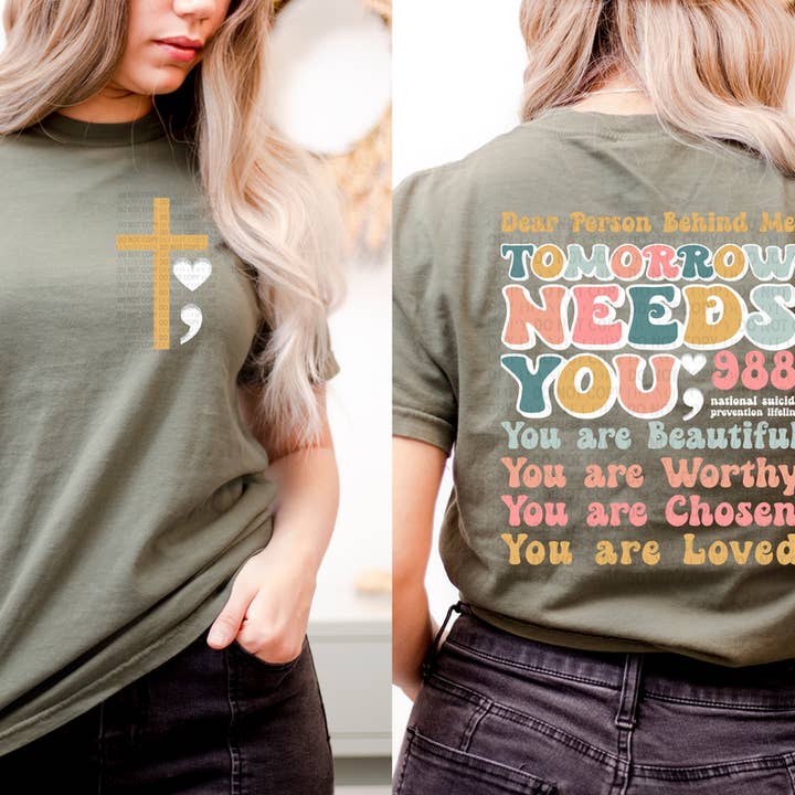 Cash & Drix Wholesale - Wholesale Screen Printed T-Shirt - Women's - Dear Person Behind Me1