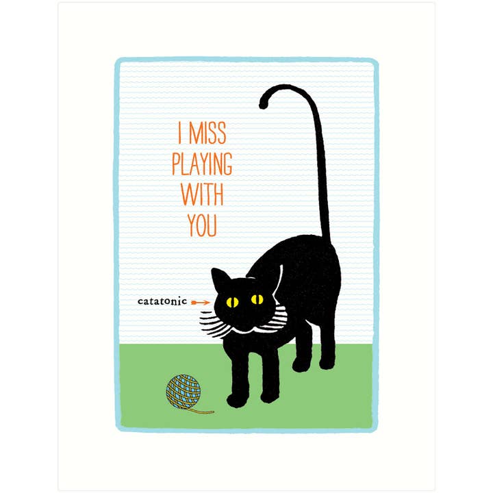 Lucca Paperworks - Wholesale Friendship Card - Catatonic | Friendship Greeting Card