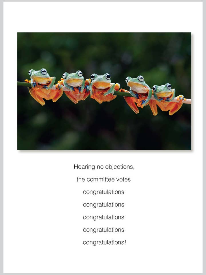 Carte de félicitations pour une remise de diplôme/Sans objection pour la vente par The Borealis Press Inc