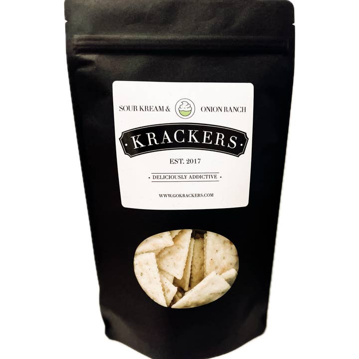 Krackers - Wholesale Crackers - Sour Kream & Onion Ranch Crackers (24 units)