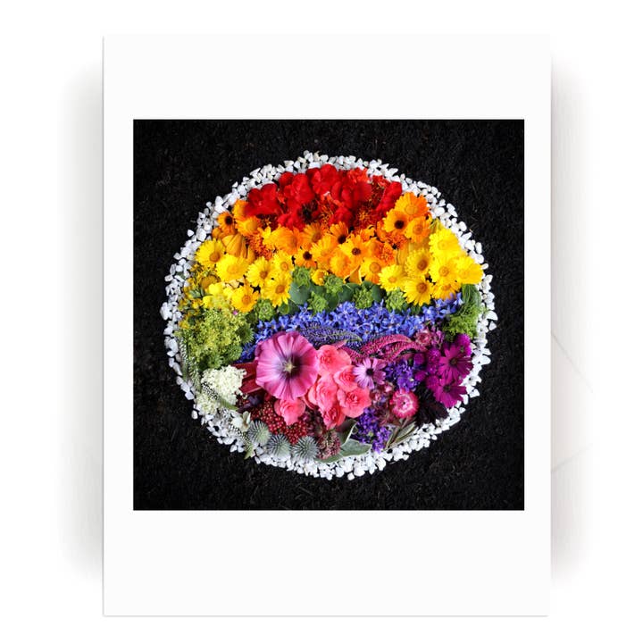 Nature / Flower Mandala Card :: Delight for wholesale by Nature Mandala Art