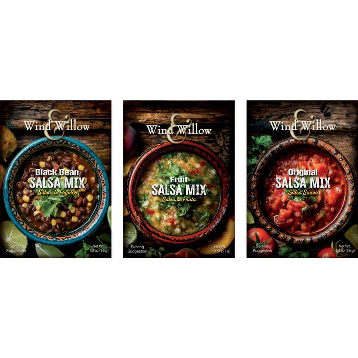 Salsa Assortment (cs 12) for wholesale by Wind & Willow